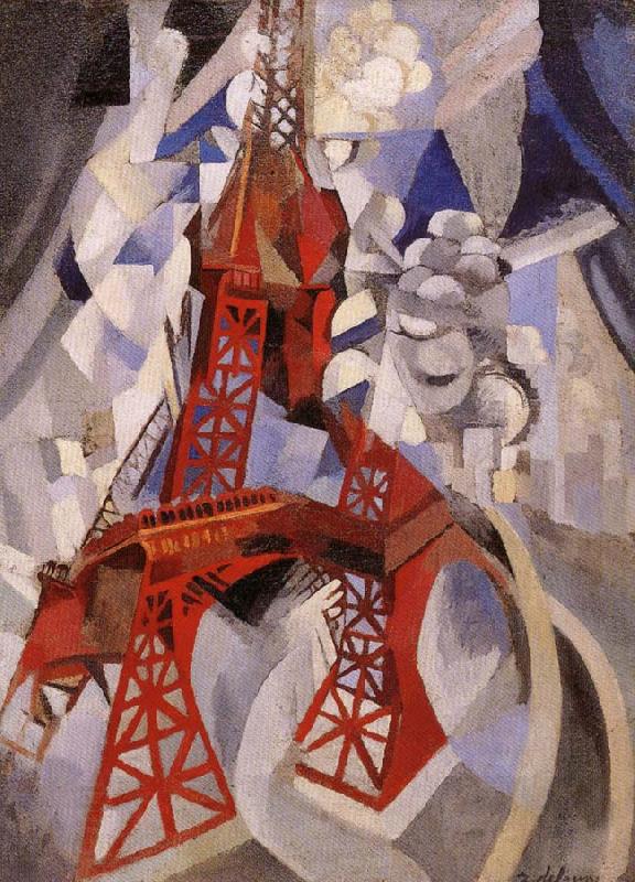 Delaunay, Robert Eiffel Tower or the Red Tower China oil painting art